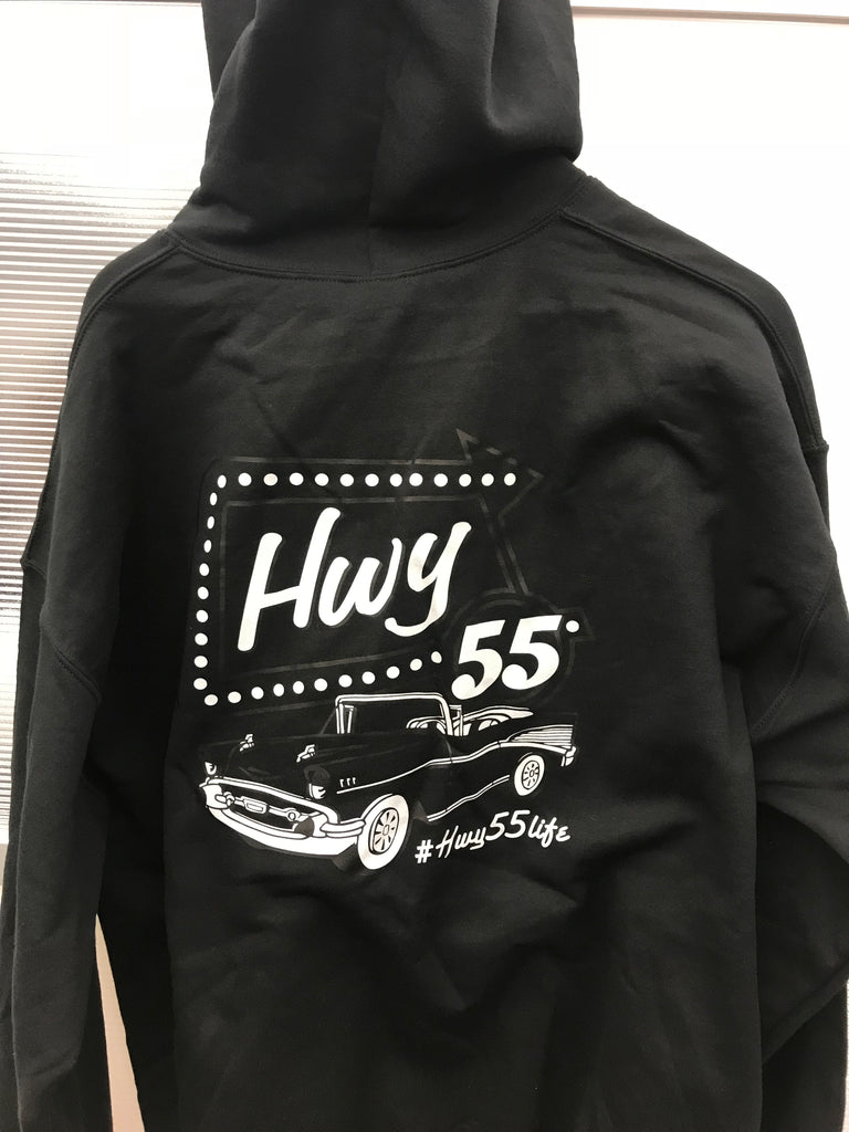 Old School Hwy 55 Hoodie